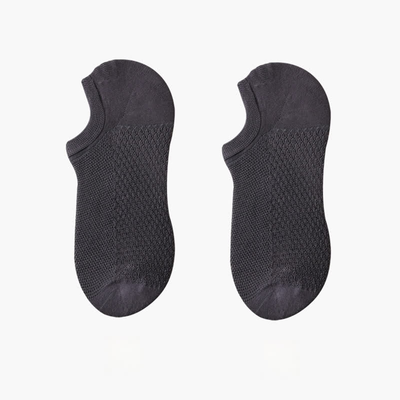 Chaussettes invisibles ultra-fines en maille respirante (8 paires) - Gris foncé - EU42-48 (US8.5-13) - image 17
