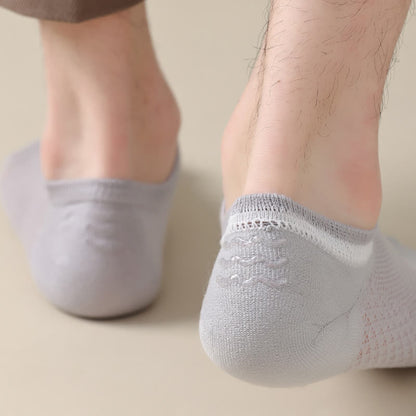 Chaussettes invisibles ultra-fines en maille respirante grande taille (8 paires)