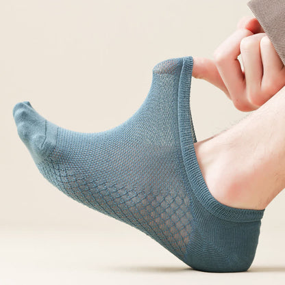 Chaussettes invisibles ultra-fines en maille respirante (8 paires) - image 3