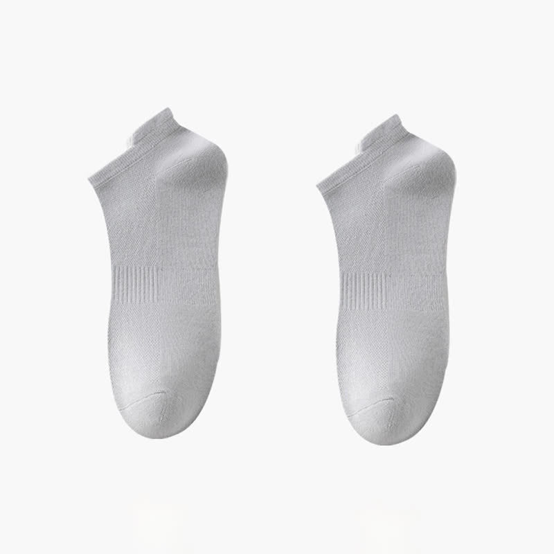Chaussettes invisibles en coton respirant et fin, grande taille (8 paires)