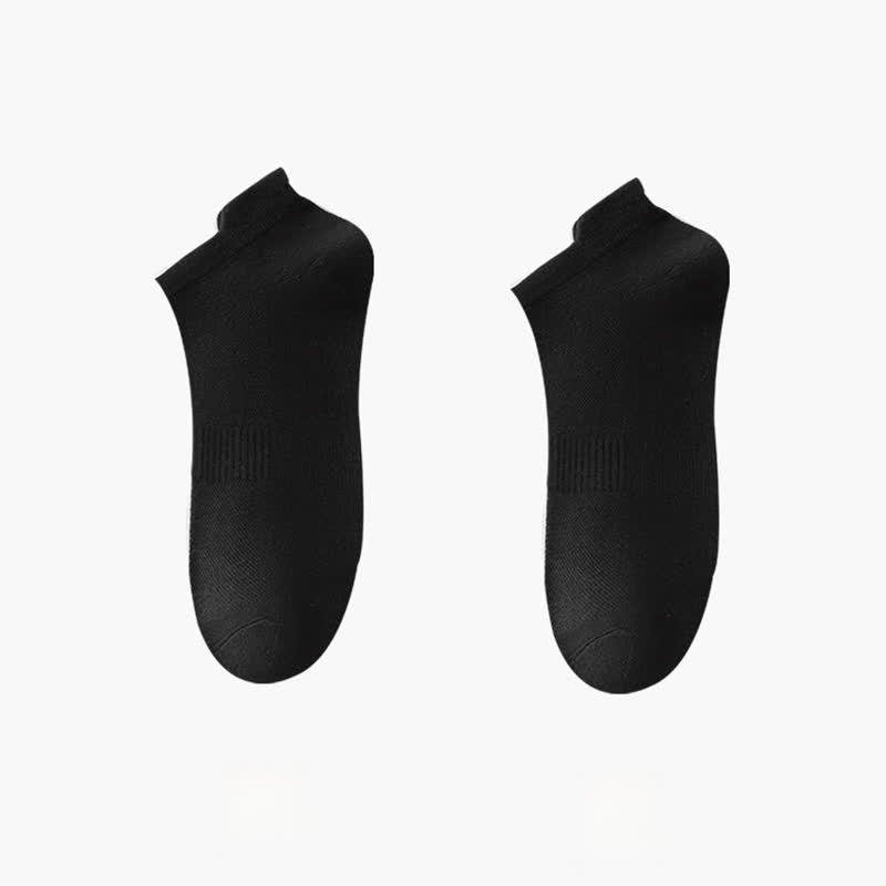 Chaussettes invisibles fines en coton respirant (8 paires) - Noir - EU42-48 (US8.5-13) - image 16