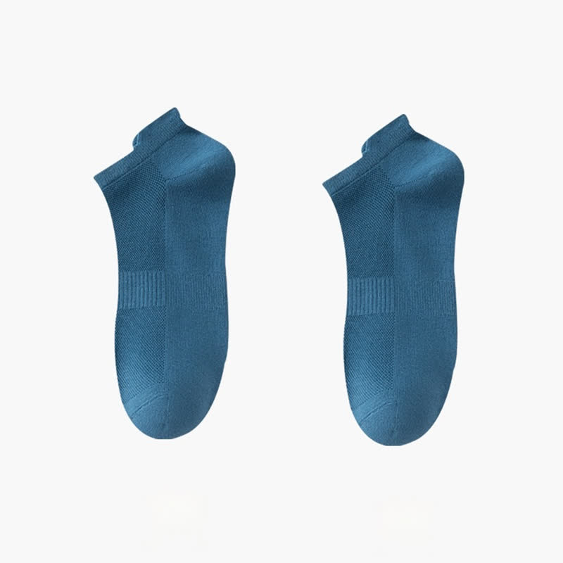Chaussettes invisibles fines en coton respirant (8 paires) - Bleu - EU42-48 (US8.5-13) - image 4