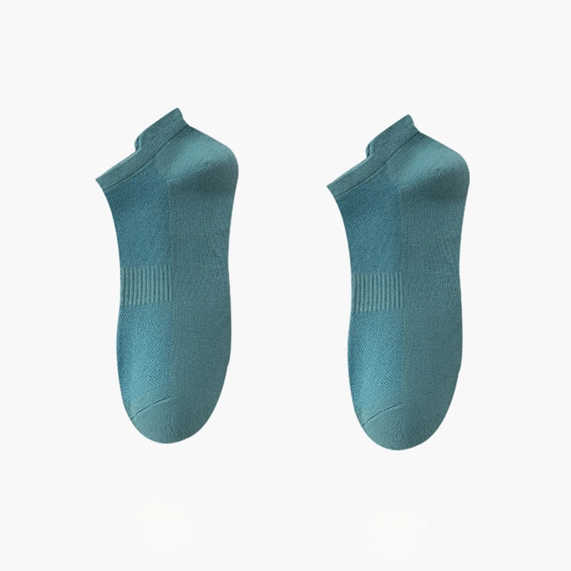 Chaussettes invisibles fines en coton respirant (8 paires) - Vert - EU42-48 (US8.5-13) - image 12
