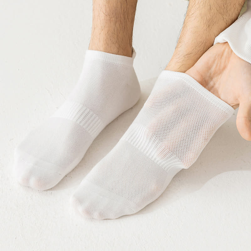Chaussettes invisibles fines en coton respirant (8 paires) - image 7