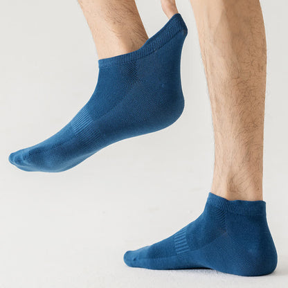 Chaussettes invisibles en coton respirant et fin, grande taille (8 paires)