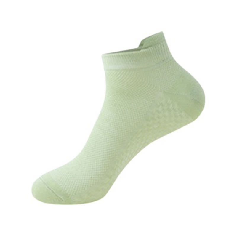 Chaussettes fines en coton respirant (6 paires) - Vert - EU36-41 (US3-8) - image 6