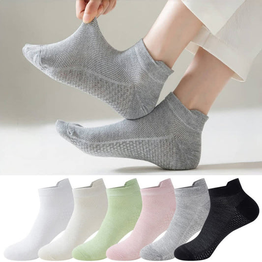 Chaussettes fines en coton respirant (6 paires) - image 0