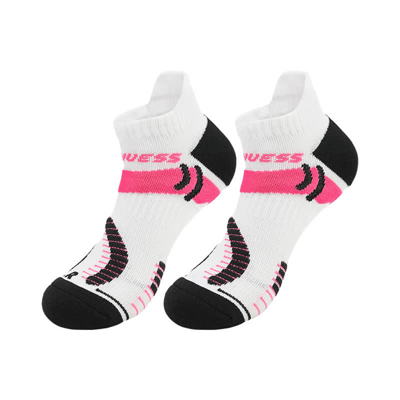 Chaussettes de sport respirantes à blocs de couleurs vives (4 paires) - Blanc - EU39-44 (US6-10) - image 4