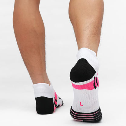 Chaussettes de sport respirantes à blocs de couleurs vives (4 paires)