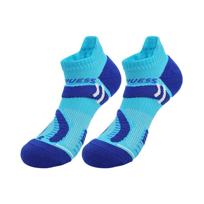 Chaussettes de sport respirantes à blocs de couleurs vives (4 paires) - Bleu - EU39-44 (US6-10) - image 2