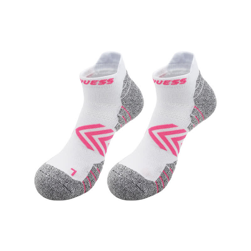 Chaussettes de sport respirantes à motif flèches de couleurs vives (6 paires) - Blanc et rose - EU39-44 (US6-10) - image 6