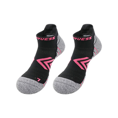 Chaussettes de sport respirantes à motif flèches de couleurs vives (6 paires) - Noir - EU39-44 (US6-10) - image 5