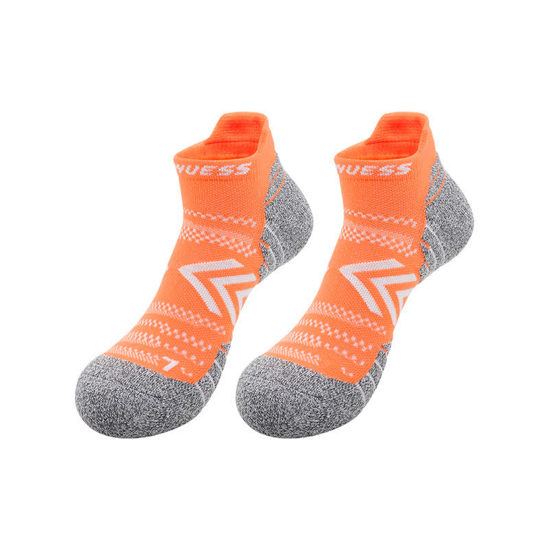 Chaussettes de sport respirantes à motif flèches de couleurs vives (6 paires) - Orange - EU39-44 (US6-10) - image 3