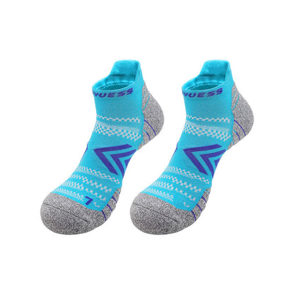 Chaussettes de sport respirantes à motif flèches de couleurs vives (6 paires) - Bleu - EU39-44 (US6-10) - image 8