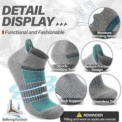 Chaussettes de sport à rayures (6 paires)