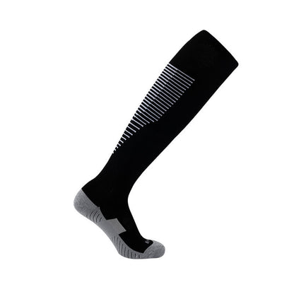 Chaussettes de sport absorbant la transpiration jusqu'aux genoux (5 paires)