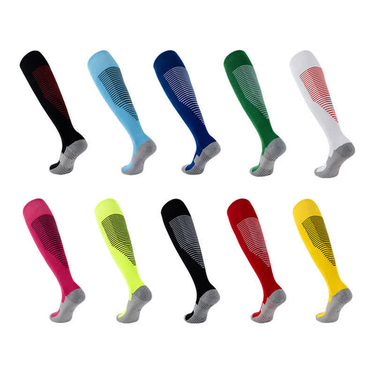 Chaussettes de sport absorbant la transpiration jusqu'aux genoux (5 paires)