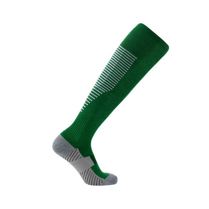 Chaussettes de sport absorbant la transpiration jusqu'aux genoux (5 paires)