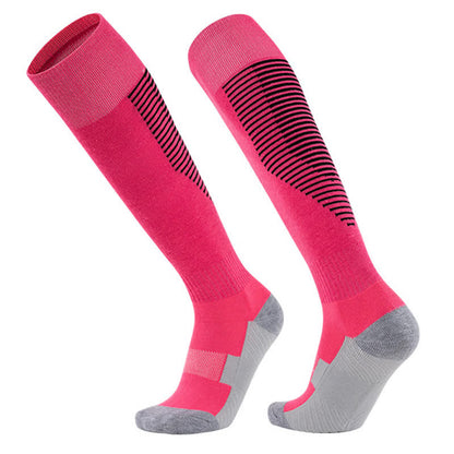 Chaussettes de sport à rayures absorbant la transpiration (5 paires)