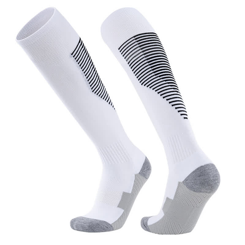 Chaussettes de sport à rayures absorbant la transpiration (5 paires)
