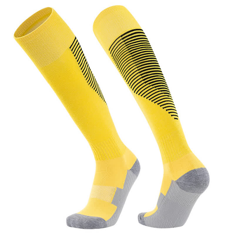 Chaussettes de sport à rayures absorbant la transpiration (5 paires)