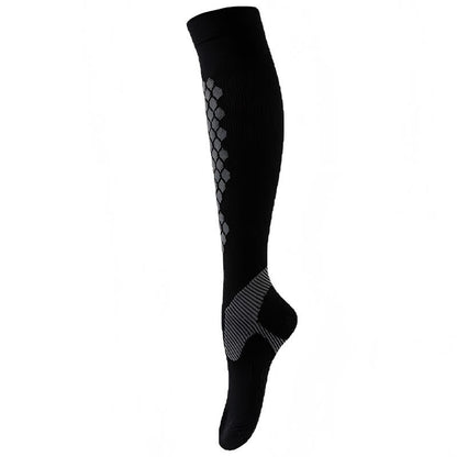 Chaussettes de compression à motifs géométriques (3 paires) - Noir - L/XL - image 10