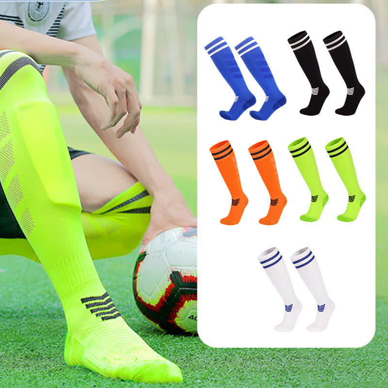 Chaussettes de football antidérapantes absorbant la transpiration (5 paires)