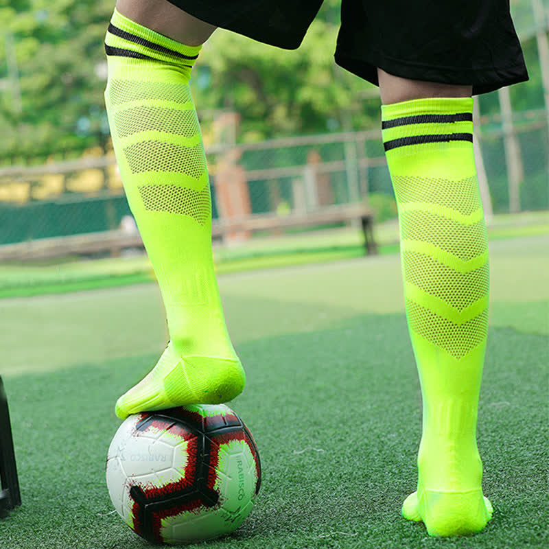 Chaussettes de football antidérapantes absorbant la transpiration (5 paires)