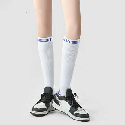 Chaussettes de compression antidérapantes pour le sport et le massage (3 paires) - Unisexe - Blanc - image 3