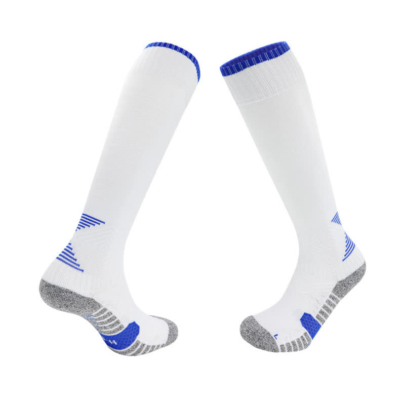 Chaussettes de football absorbant la transpiration jusqu'aux genoux (5 paires)