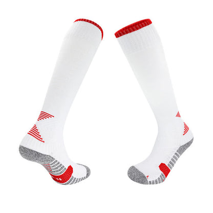 Chaussettes de football absorbant la transpiration jusqu'aux genoux (5 paires)