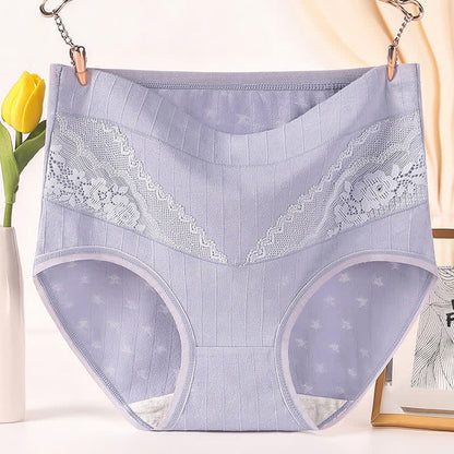 Slips taille haute en coton doux (paquet de 3) - Violet clair - 6XL - image 6