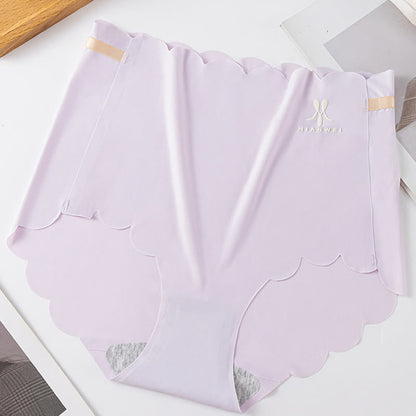 Culotte taille haute en soie glacée sans couture (lot de 3)