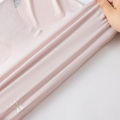 Culotte taille haute en soie glacée sans couture (lot de 3)