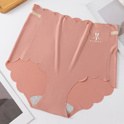 Culotte taille haute en soie glacée sans couture (lot de 3) - Rose - 3XL - image 11