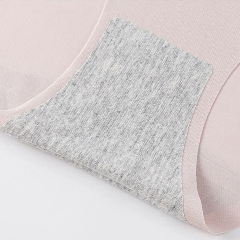 Culotte taille haute en soie glacée sans couture (lot de 3)