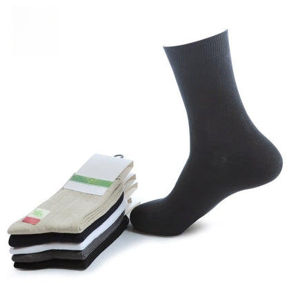 Chaussettes confortables absorbantes en fibre de bambou (5 paires)