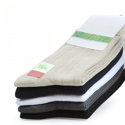Chaussettes confortables absorbantes en fibre de bambou (5 paires)