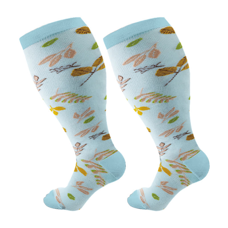 Chaussettes de compression défoliantes grande taille - Bleu - 4XL - image 6