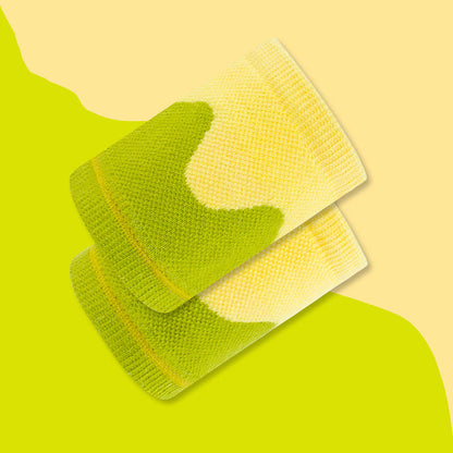Manchons de poignet à blocs de couleurs ondulés (2 paires)