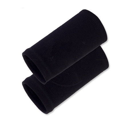 Manchons de compression pour poignets de sport de plein air de couleur unie (2 paires) - Noir - One Size - image 11