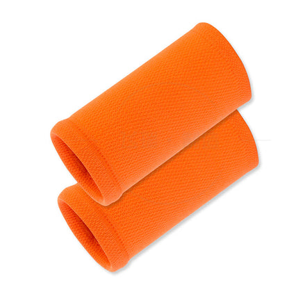 Manchons de compression pour poignets de sport de plein air de couleur unie (2 paires)