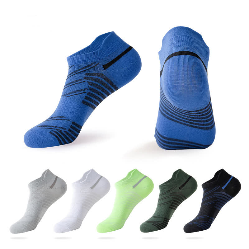 Chaussettes de sport respirantes à rayures (6 paires) - image 1