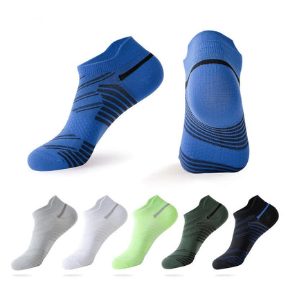 Chaussettes de sport respirantes à rayures (6 paires) - image 1