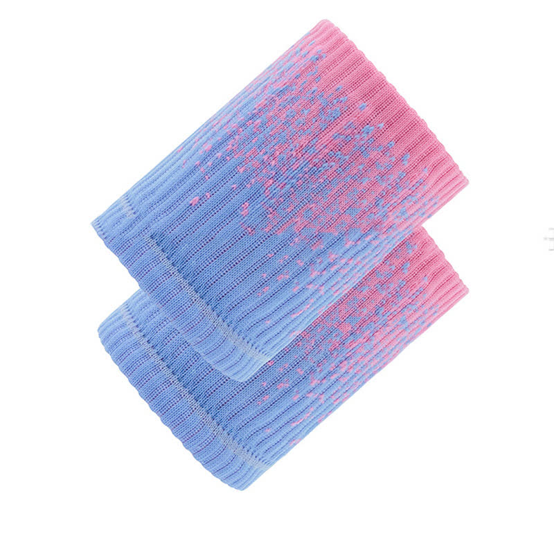 Manchons de poignet de fitness dégradés de couleurs (2 paires) - Bleu - image 6