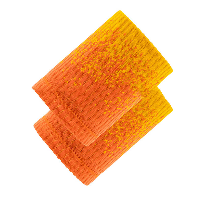 Manchons de poignet de fitness dégradés de couleurs (2 paires) - Orange - image 4