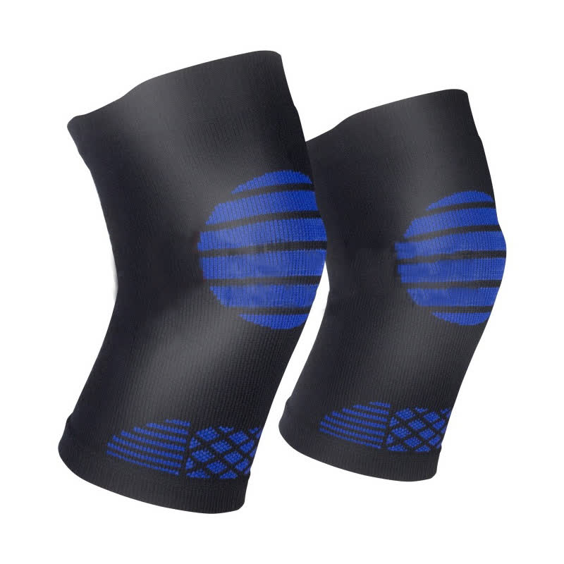Genouillères pour sports de plein air - Noir et bleu - L - image 10