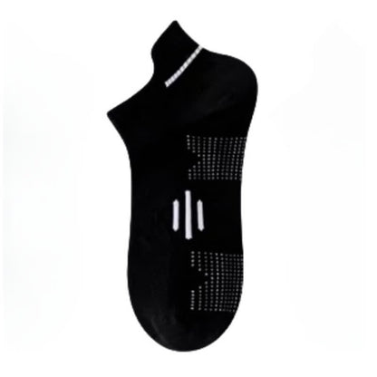 Chaussettes de sport respirantes en coton anti-transpiration (5 paires) - Noir - EU36-43 (US4-9) - image 11