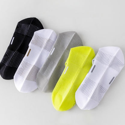 Chaussettes de sport respirantes en coton anti-transpiration (5 paires)