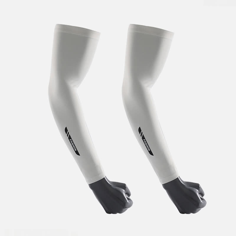 Manchons de protection solaire pour l'extérieur (3 paires) - Gris clair - XL - image 1